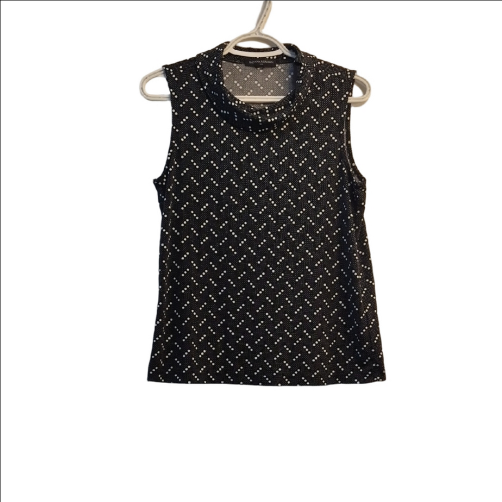🌟3 For 15 🌟Banana Republic Black Tank Top with White Dot Pattern